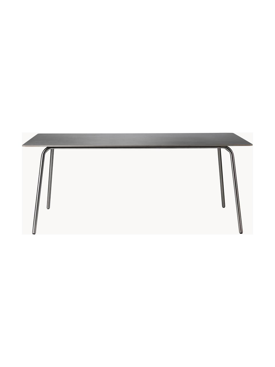 Table de jardin Teglgård, Anthracite, argenté, larg. 180 x haut. 90 cm