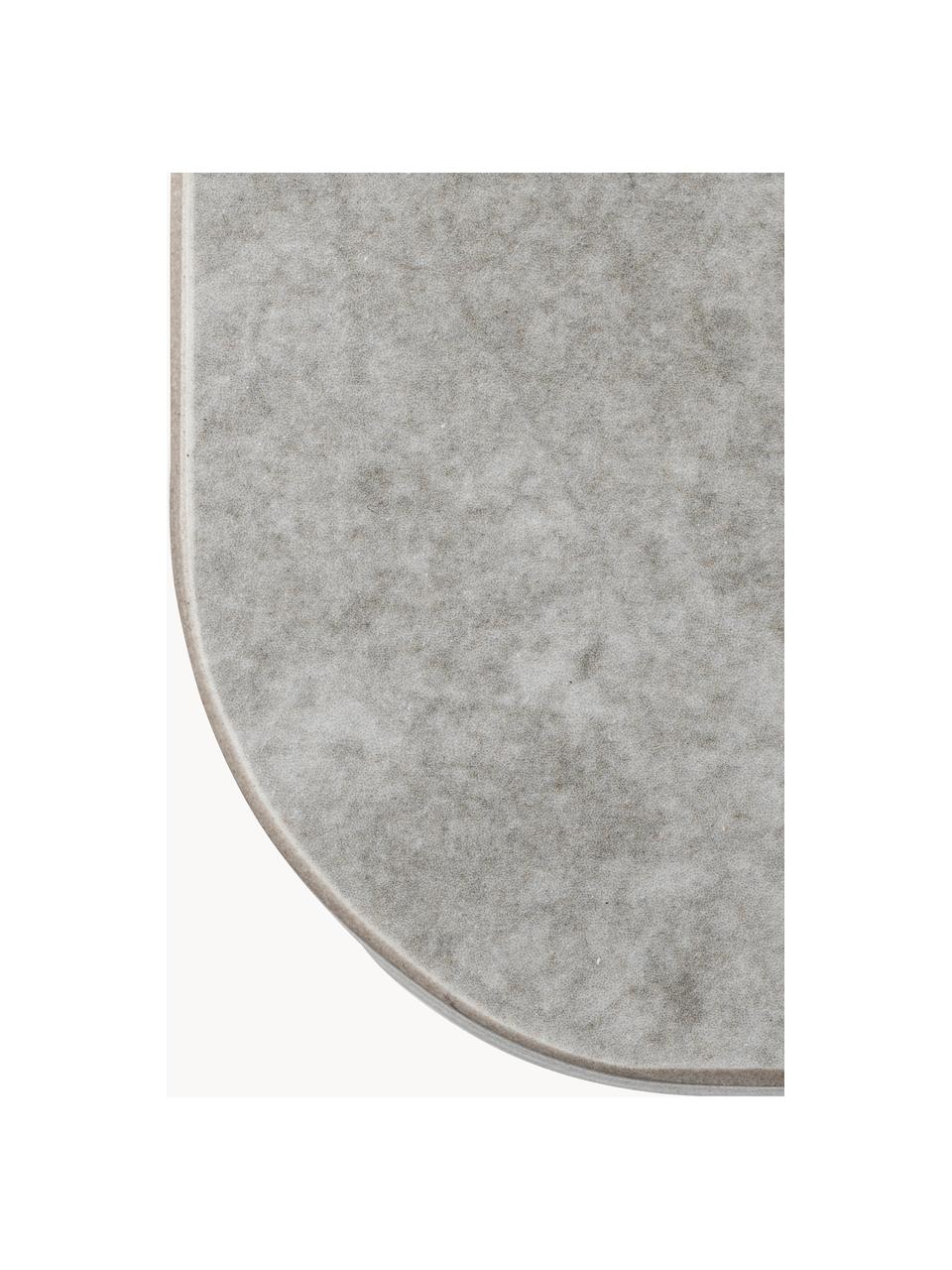 Gartentisch Teglgård, Tischplatte: Stein, gesintert, Gestell: Metall, beschichtet, Anthrazit, Silberfarben, B 180 x T 90 cm