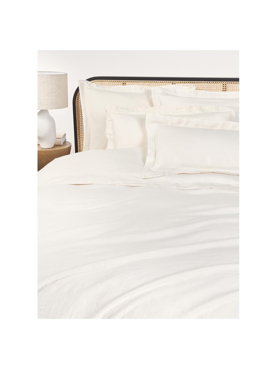 Housse de couette en lin délavé avec ourlet Pure, 100 % pur lin
Densité 110 fils par pouce carré, qualité standard

Le matériau est certifié STANDARD 100 OEKO-TEX®, 15.HIN.65948, HOHENSTEIN HTTI, Blanc cassé, larg. 200 x long. 200 cm