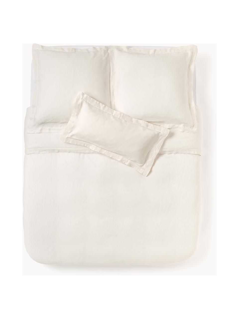 Housse de couette en lin délavé avec ourlet Pure, 100 % pur lin
Densité 110 fils par pouce carré, qualité standard

Le matériau est certifié STANDARD 100 OEKO-TEX®, 15.HIN.65948, HOHENSTEIN HTTI, Blanc cassé, larg. 200 x long. 200 cm