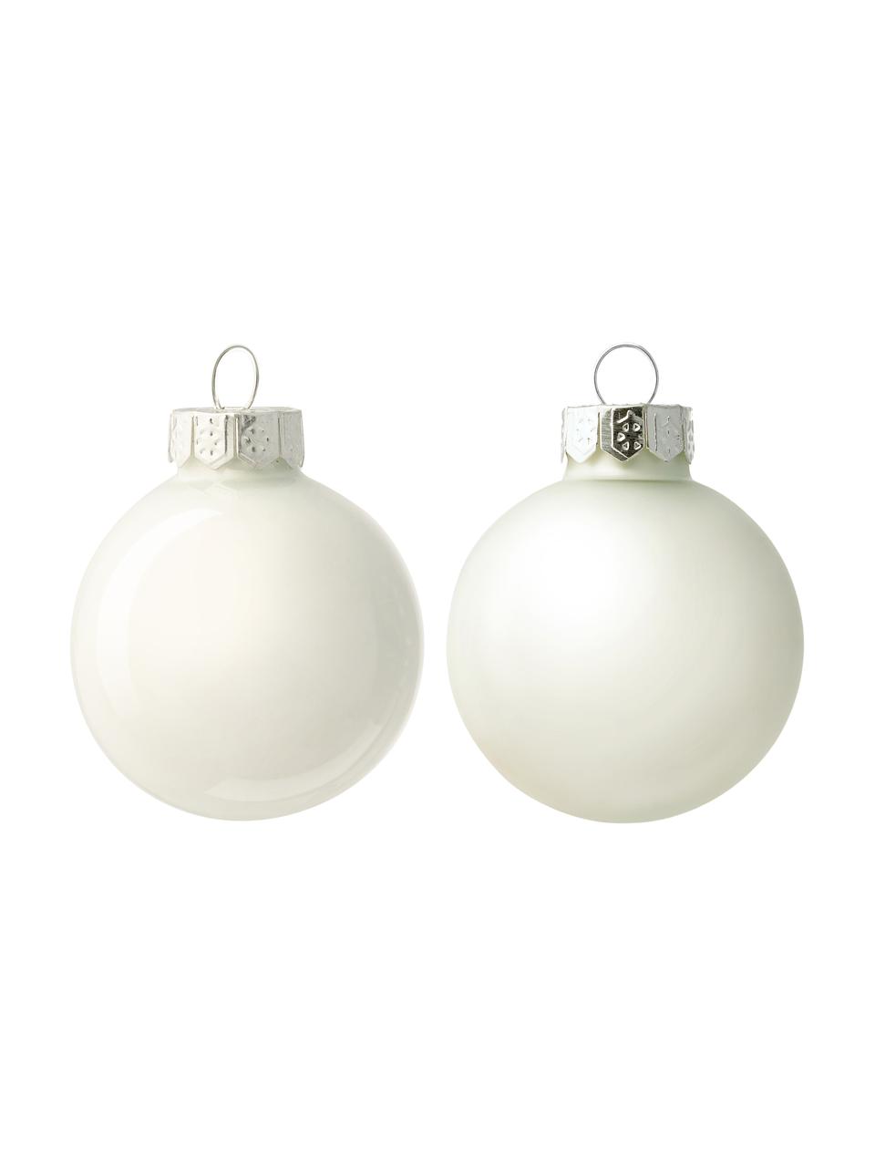 Set palline di Natale bianche Evergreen, Bianco, Ø 4 cm, 16 pz