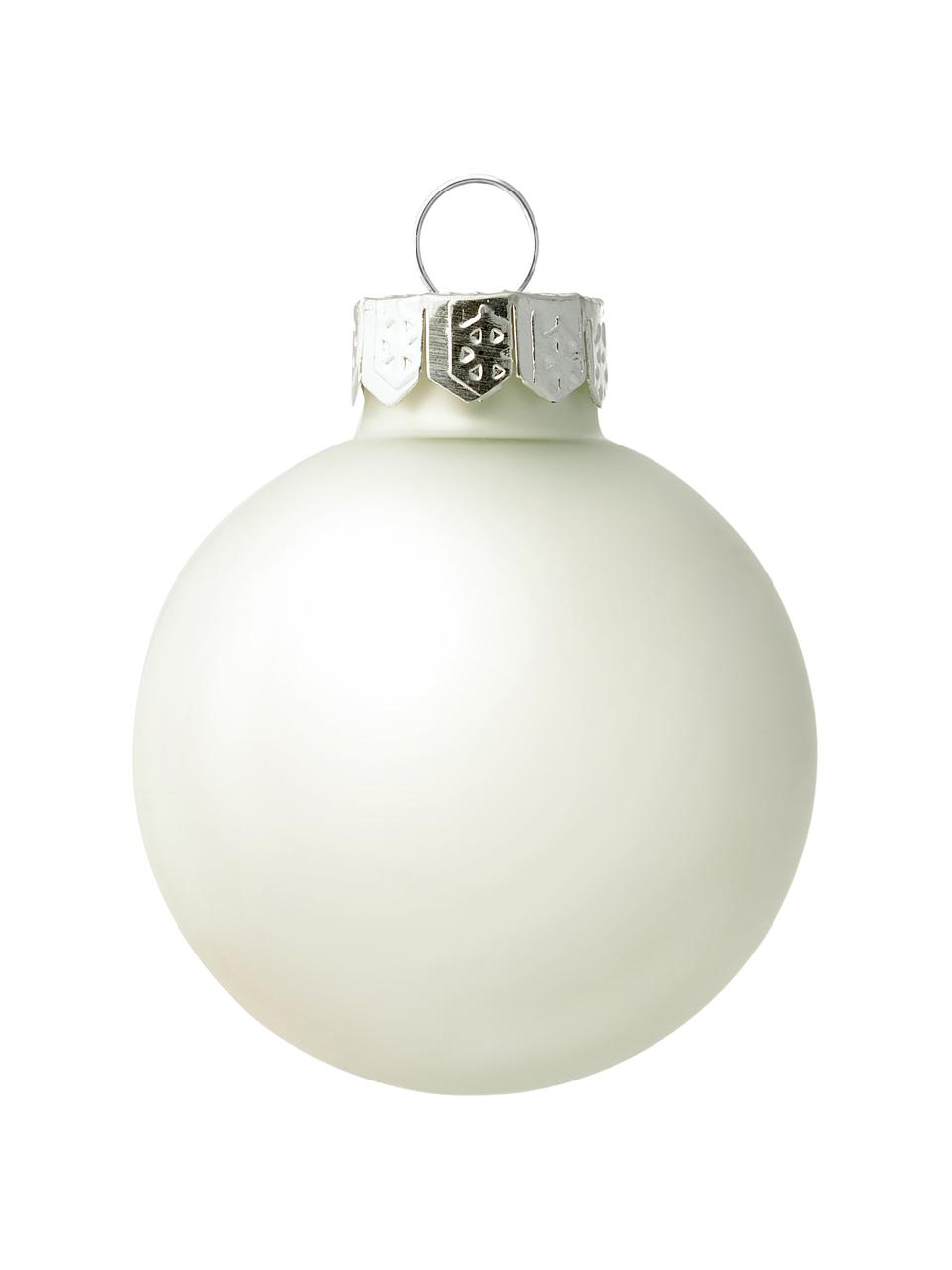 Boules de Noël Evergreen, 16 pièces, Blanc, Ø 4 cm, 16 pièces