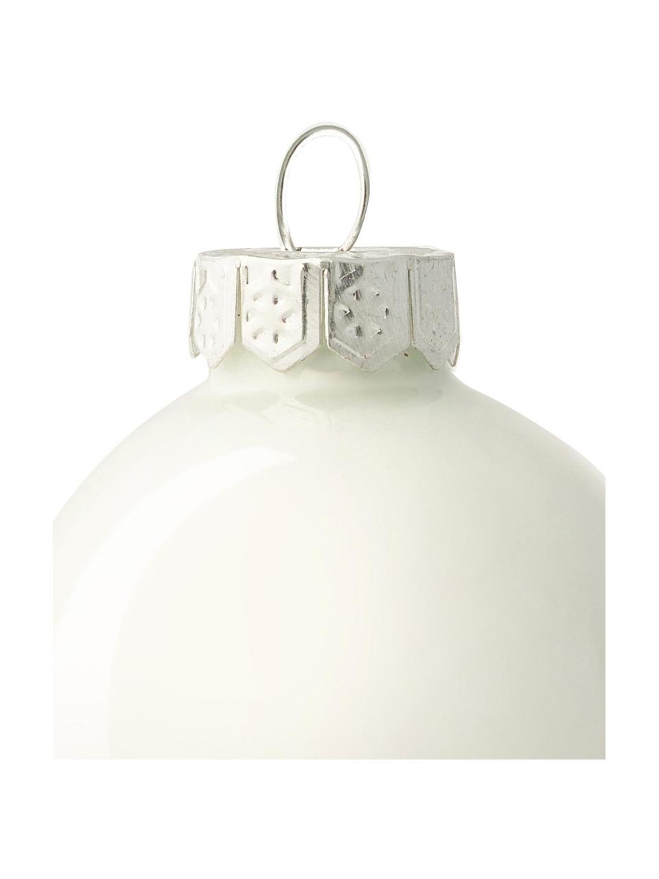 Ensemble de boules de Noël blanches Evergreen, Blanc, Ø 4 cm, 16 pièces