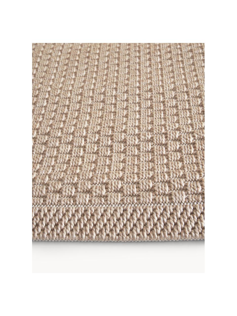 In- & outdoor vloerkleed Toronto, 100% polypropyleen, Beige, B 200 x L 300 cm (maat L)