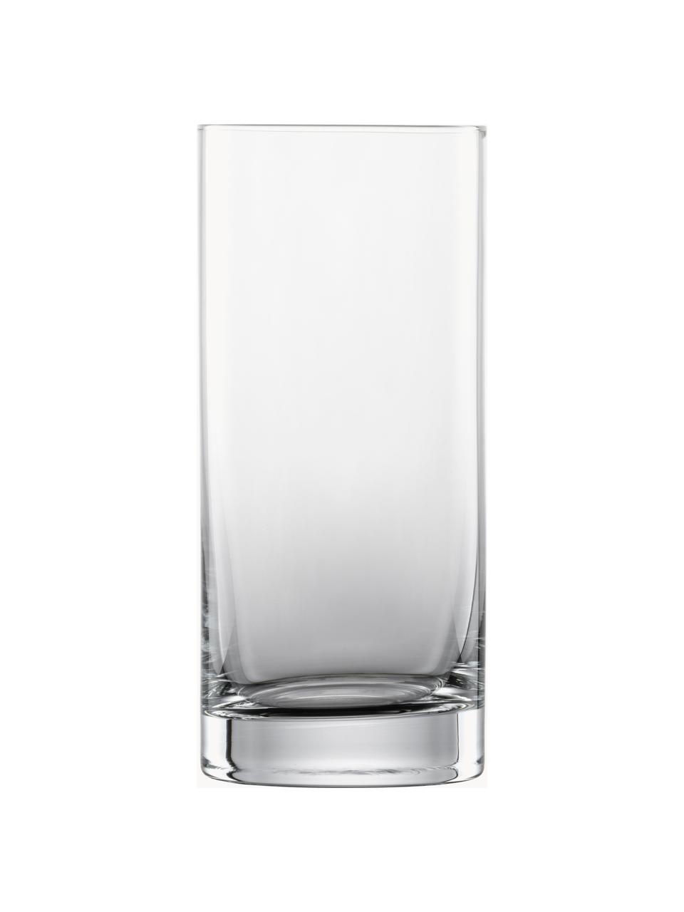 Kristall-Longdrinkgläser Tavoro, 4 Stück, Tritan-Kristallglas, Transparent, Ø 7 x H 16 cm, 460 ml