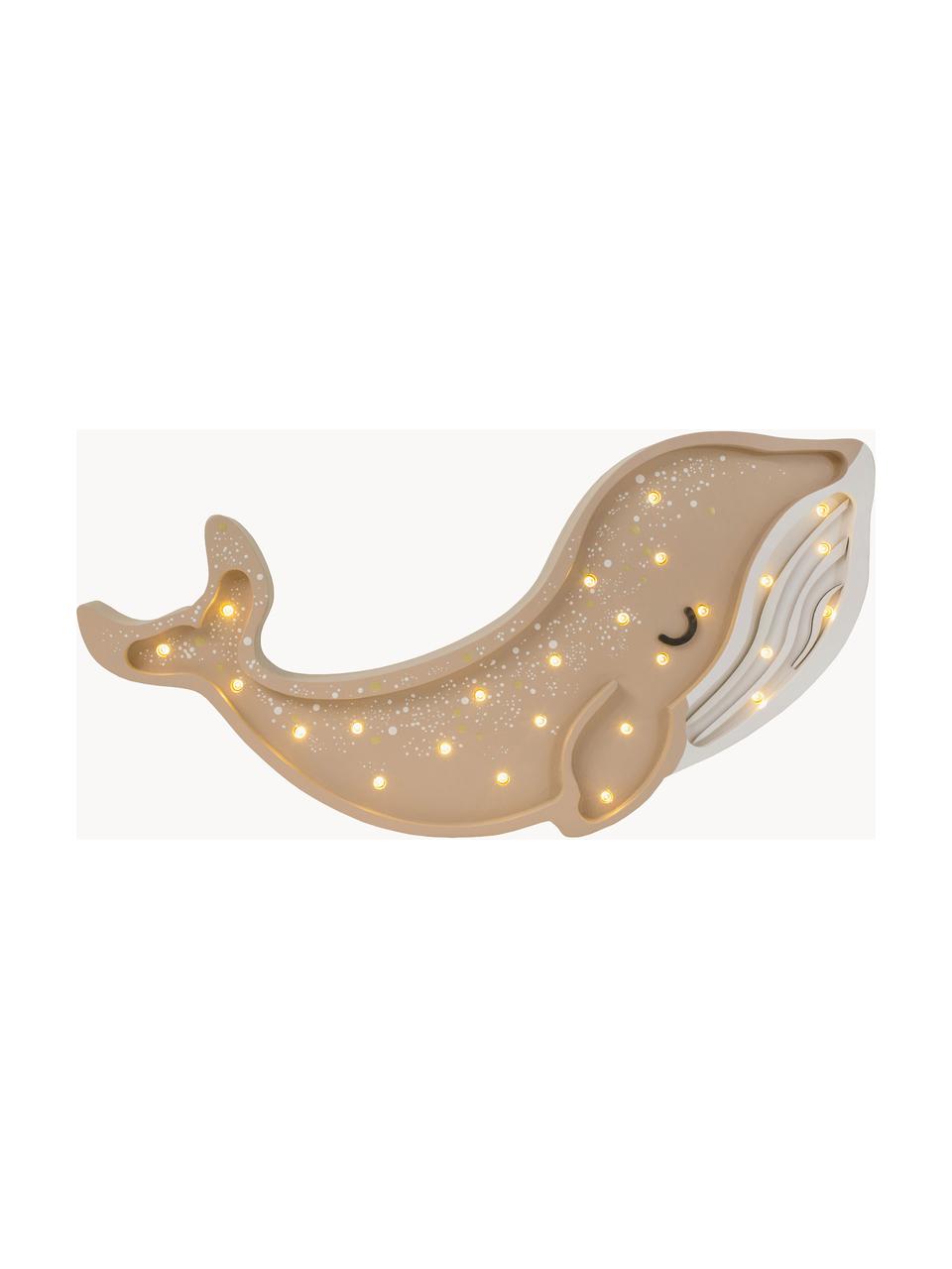 Handgefertigte LED-Kinderzimmerlampe Whale mit Timerfunktion und Fernbedienung, dimmbar, Kiefernholz, lackiert

Dieses Produkt wird aus nachhaltig gewonnenem, FSC®-zertifiziertem Holz gefertigt., Beige, Weiß, B 40 x H 16 cm