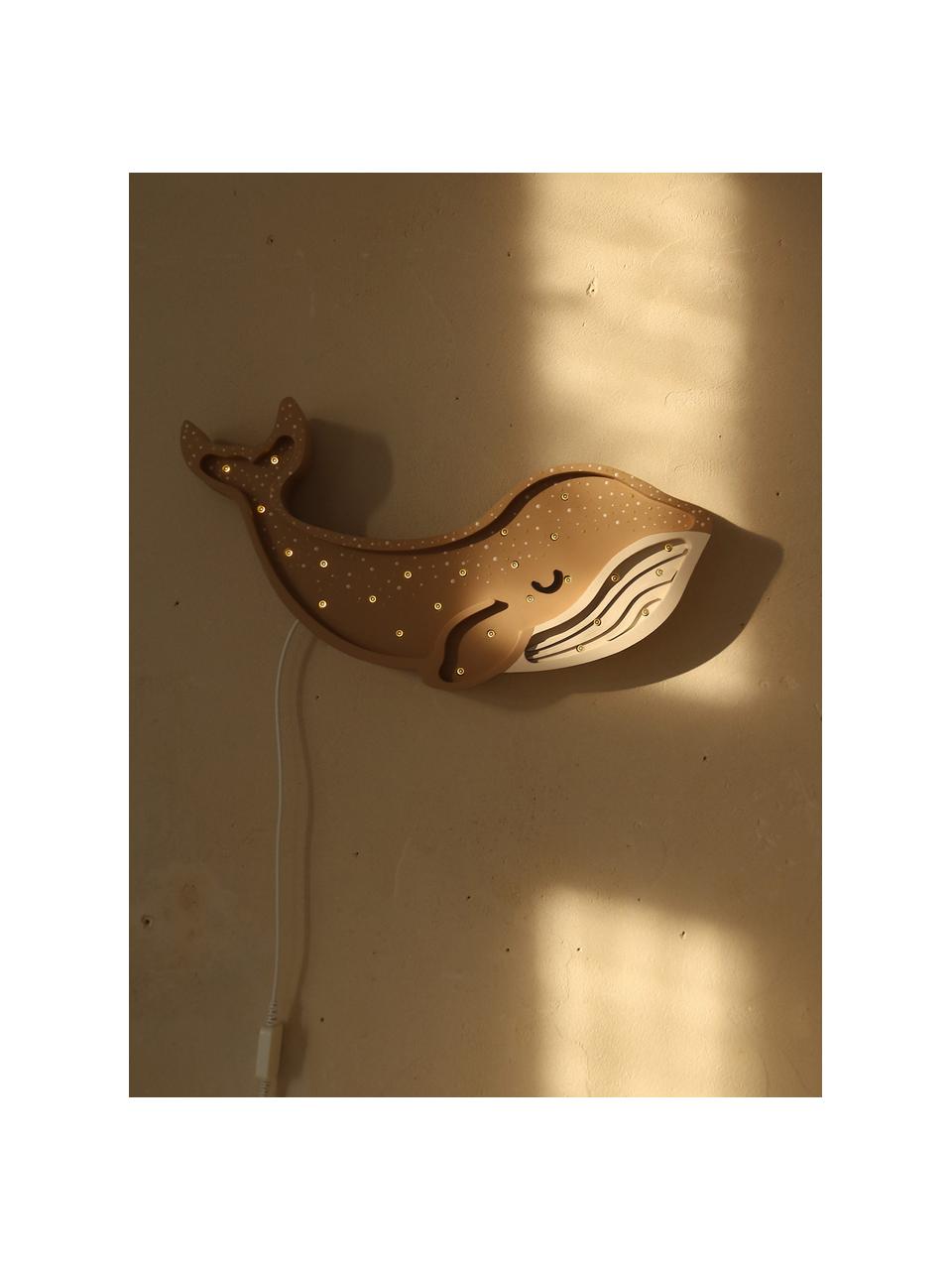 Handgefertigte LED-Kinderzimmerlampe Whale mit Timerfunktion und Fernbedienung, dimmbar, Kiefernholz, lackiert

Dieses Produkt wird aus nachhaltig gewonnenem, FSC®-zertifiziertem Holz gefertigt., Beige, Weiss, B 40 x H 16 cm