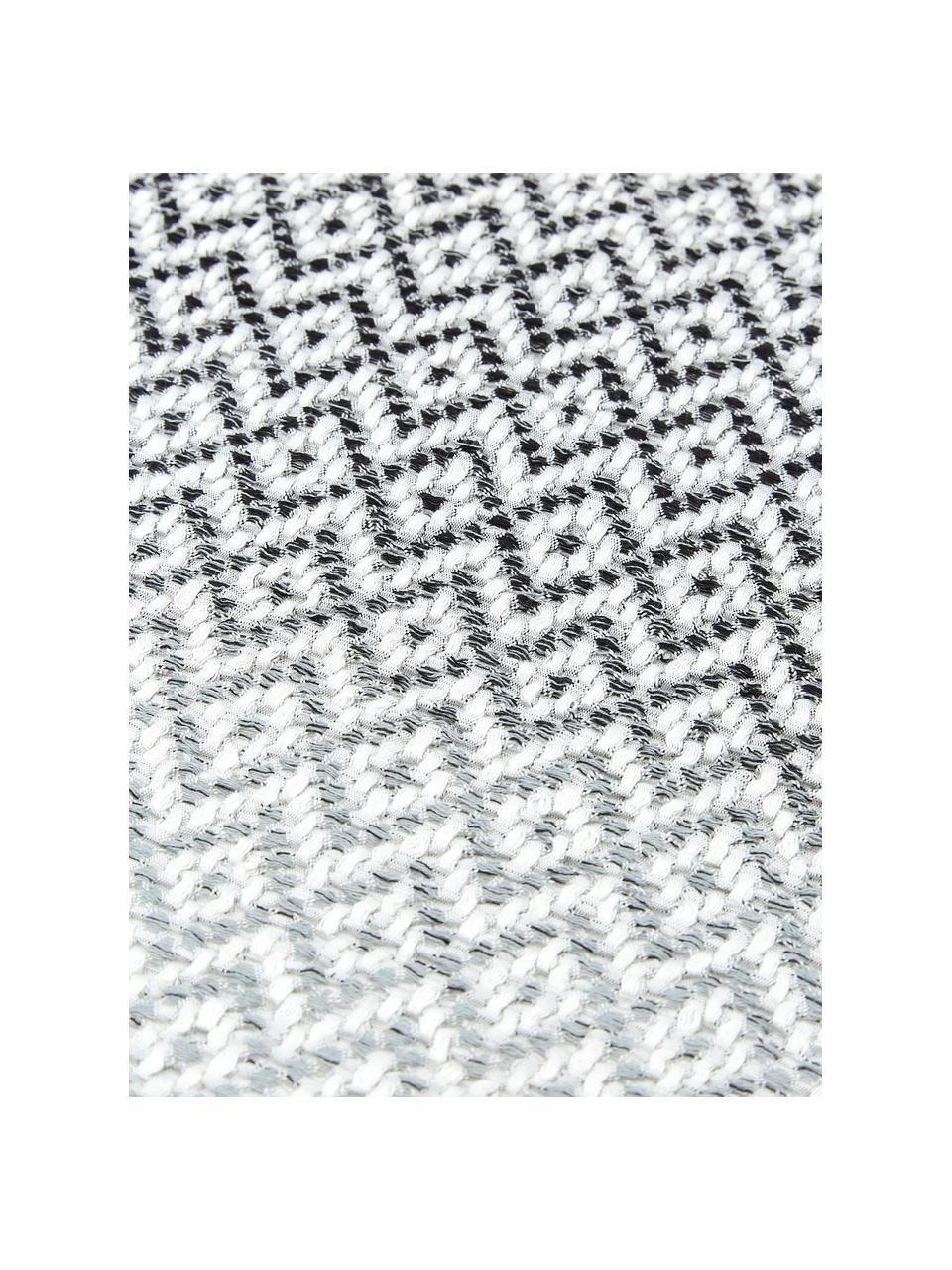 Narzuta z bawełny Dia, 100% bawełna, Czarny, biały, S 180 x D 235 cm (do łóżek o wymiarach do 140 x 200)
