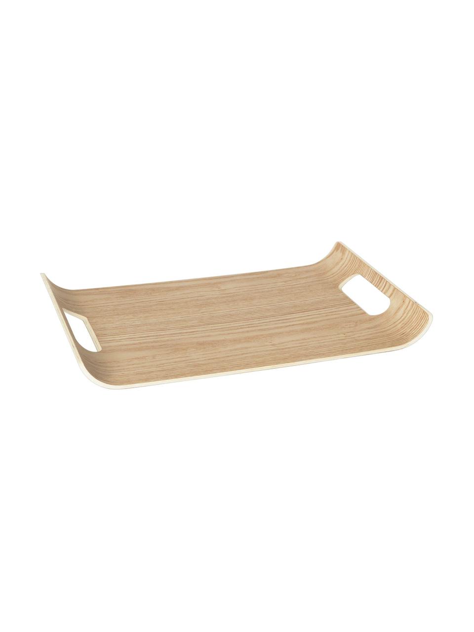 Taca dekoracyjna z drewna Wilo, Drewno naturalne, Jasne drewno naturalne, S 36 x G 25 cm