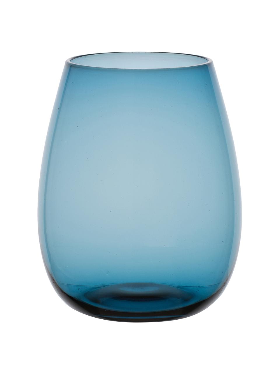 Bolvormige waterglazen Happy Hour in kleur, 6-delig, Glas, Multicolour, Ø 9 x H 11 cm