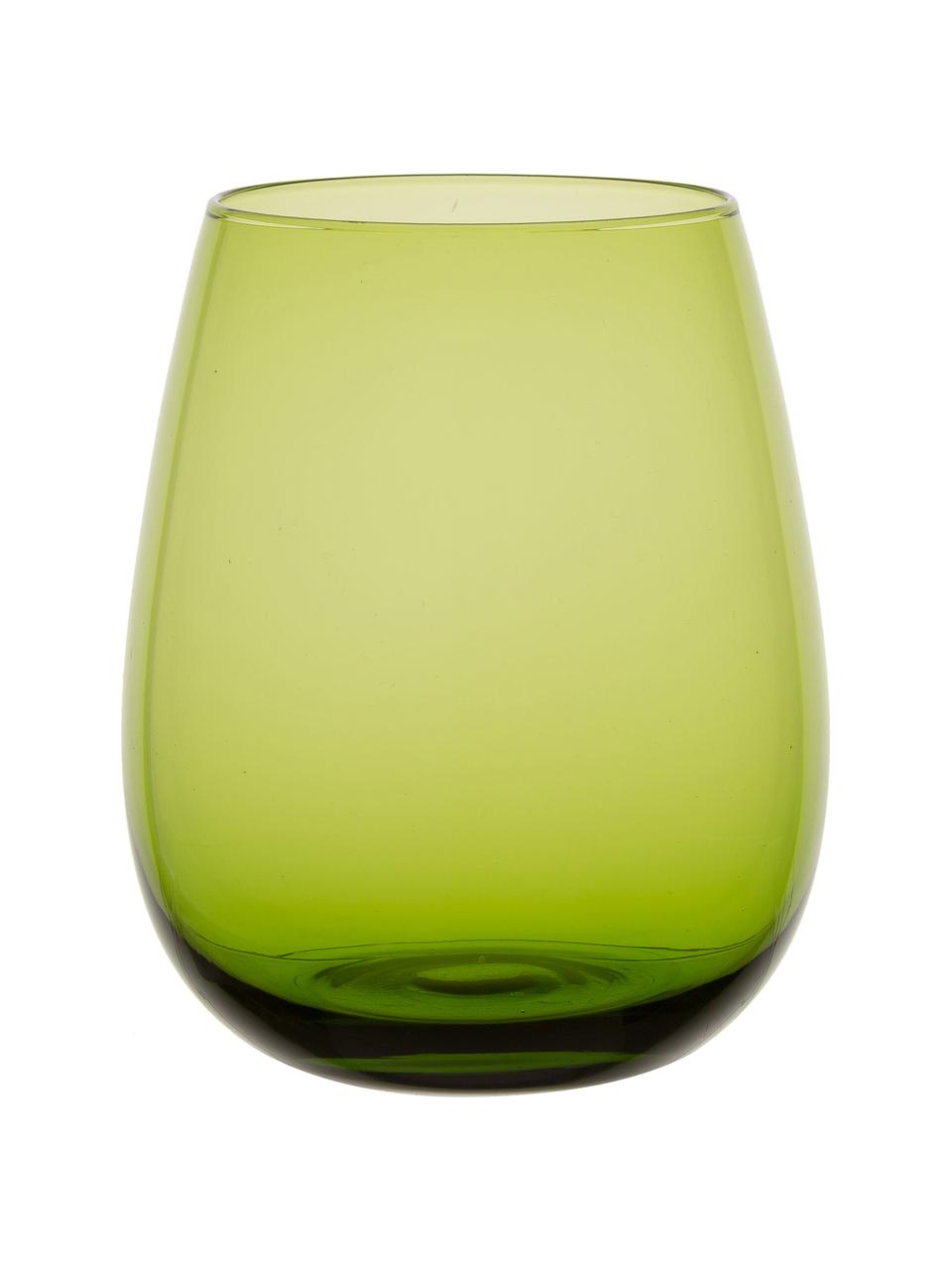 Komplet szklanek do wody Happy Hour, 6 elem., Szkło, Wielobarwny, Ø 9 x W 11 cm