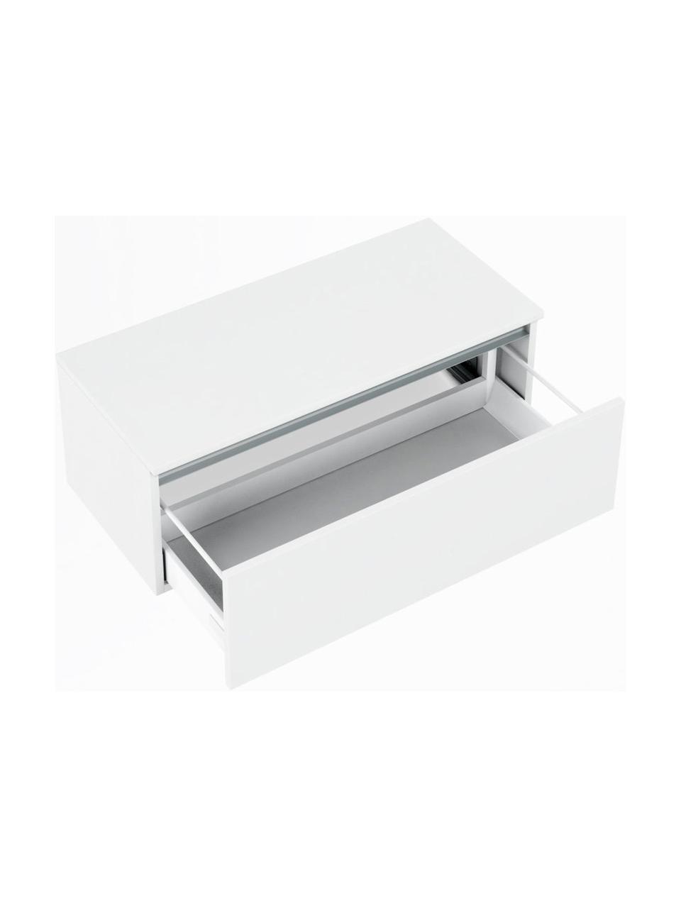 Ensemble de salle de bains avec vasque Perth, 5 élém., Blanc, Lot tailles variées