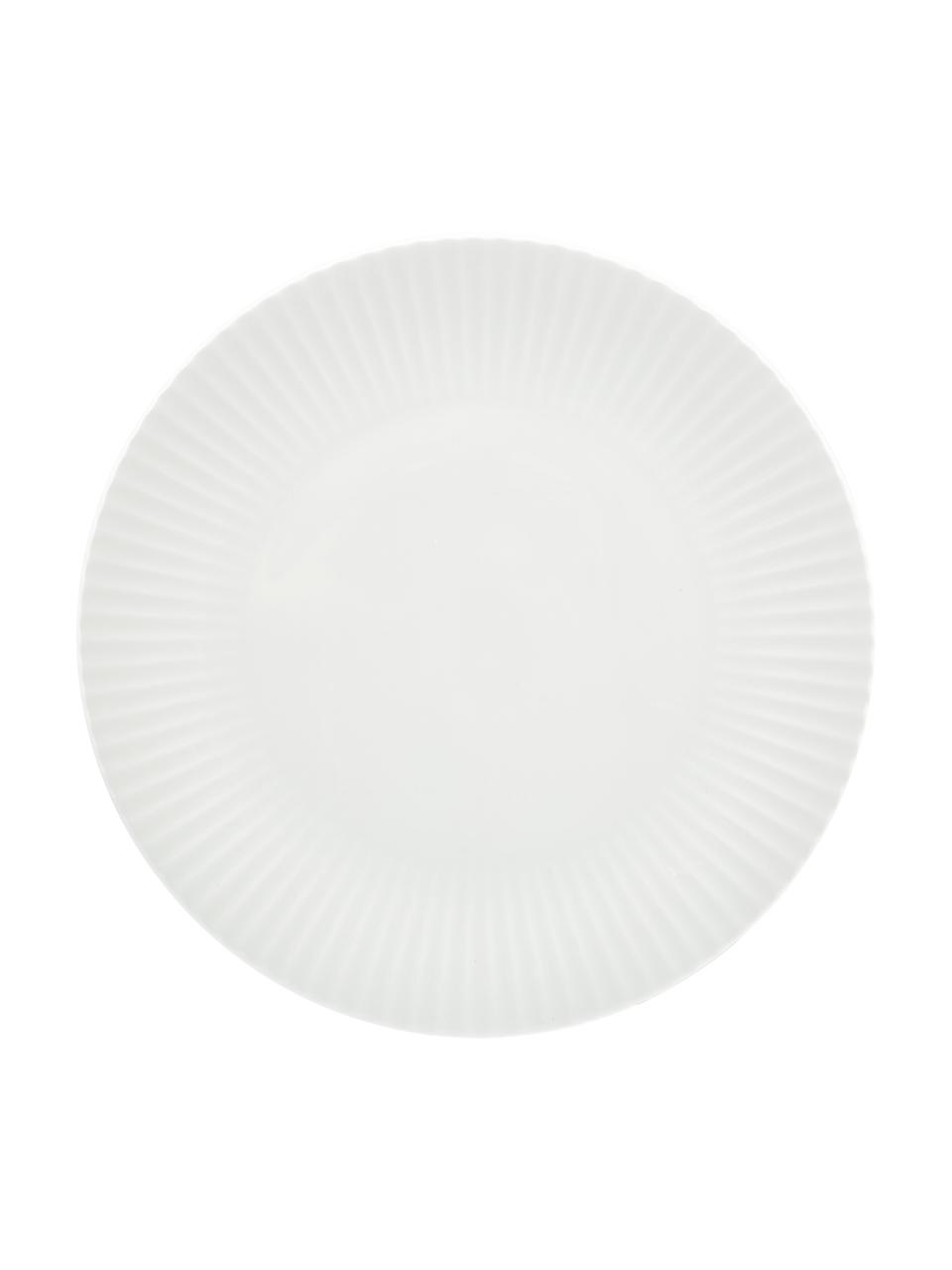 Platos llanos de porcelana Radius, 2 uds., Porcelana fina de hueso (porcelana)
Fine Bone China es una pasta de porcelana fosfática que se caracteriza por su brillo radiante y translúcido., Blanco, Ø 26 cm