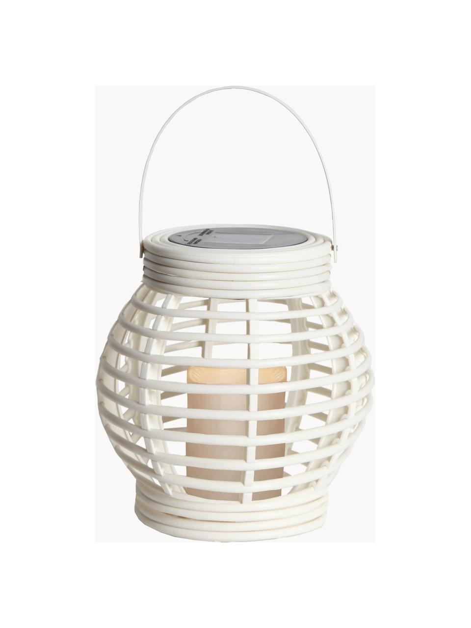 Lámpara farolillo solar LED Lantern, Plástico, Blanco, An 16 x Al 16 cm