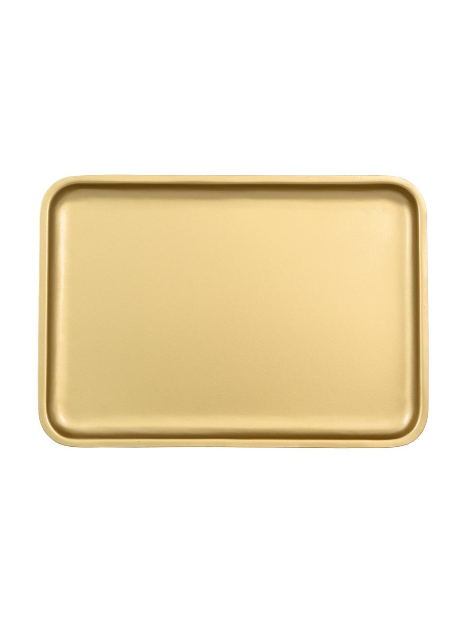Taca Good Morning, Metal powlekany, Odcienie złotego, S 34 x G 23 cm