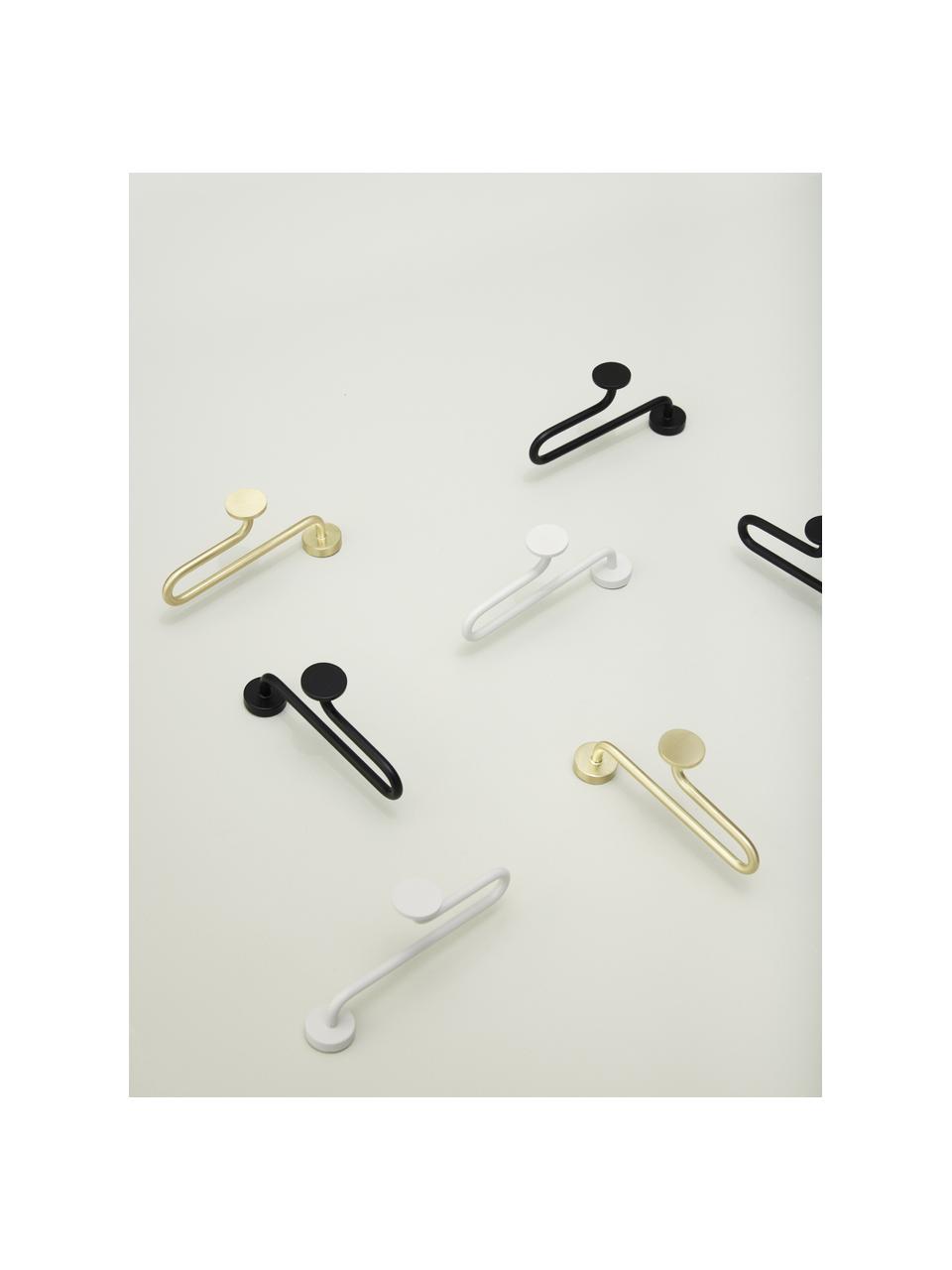 Colgador de metal Swing, Metal recubierto, Dorado, An 3 x Al 13 cm