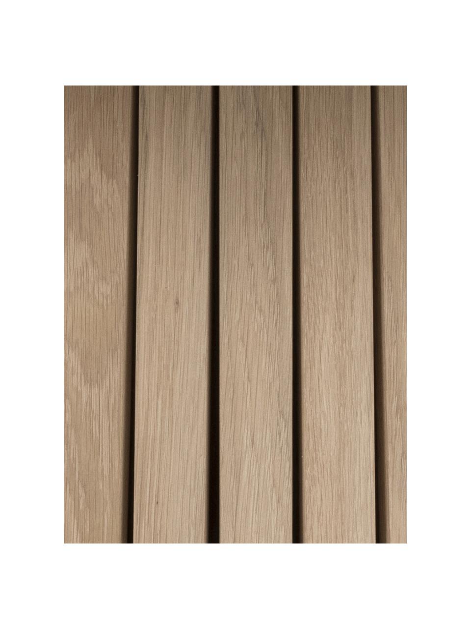 Mesa de comedor redonda de madera Christo, Ø 120 cm, Tablero de fibras de densidad media (MDF) con chapa de roble, aceitado, Madera de roble, Ø 120 cm