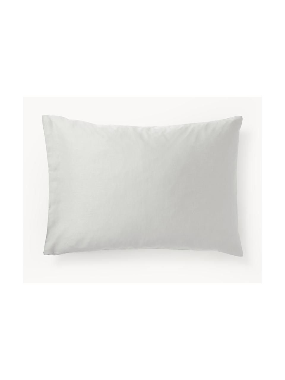 Baumwollsatin-Kissenbezug Comfort, Webart: Satin Fadendichte 300 TC,, Hellgrau, B 40 x L 80 cm