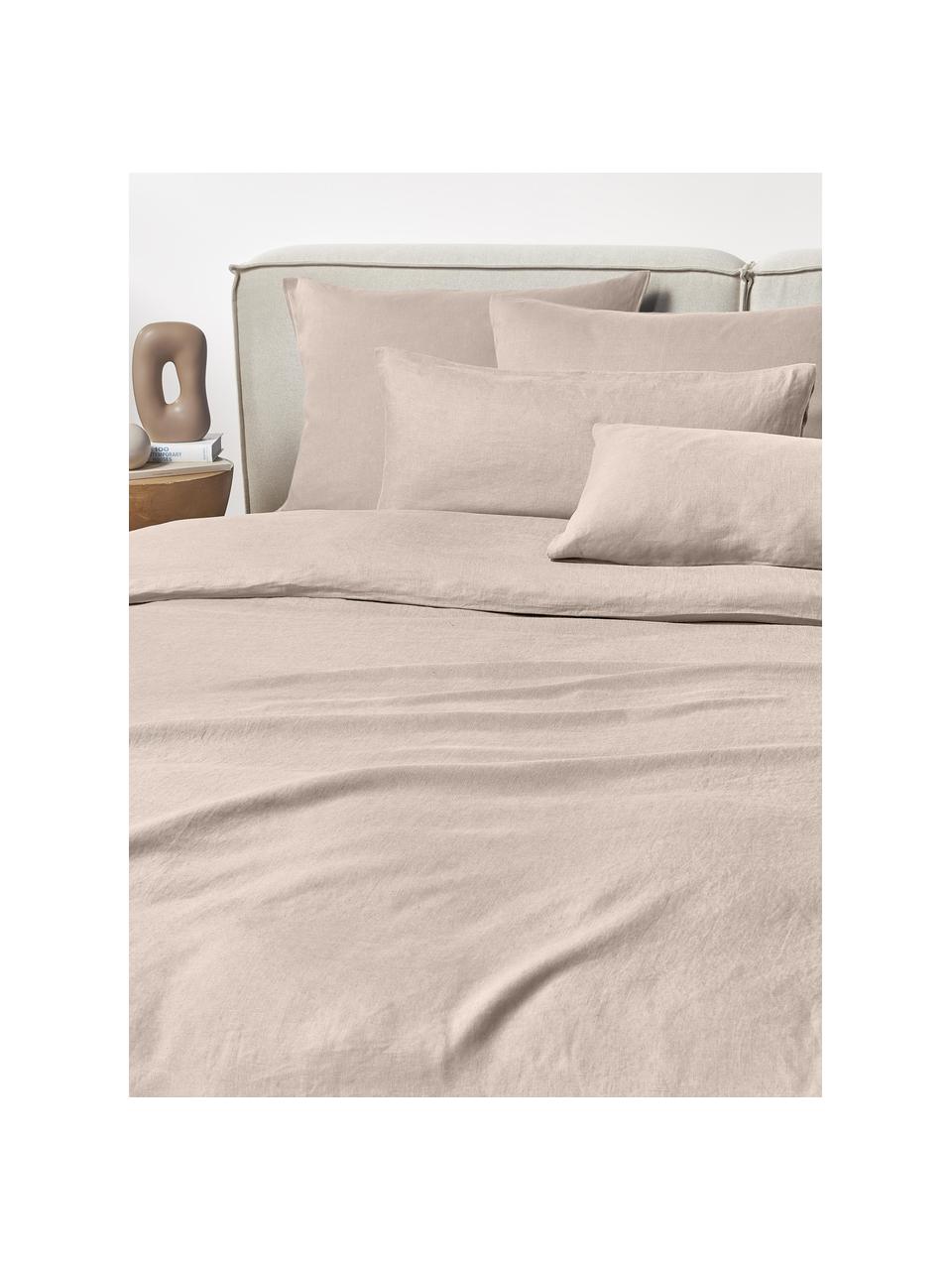 Funda de almohada de lino lavado Airy, 100% lino
Densidad de hilo 110 TC, calidad estándar

Las prendas de lino tienen una buena capacidad de transpirabilidad, además su alta resistencia a la abrasión hace que el lino sea muy duradero. El lino es un material refrescante, absorbe la humedad intercambiandola con el ambiente, se seca muy rápido y tiene un agradable efecto refrescante para las noches de verano. 

El material utilizado para este producto ha sido probado contra sustancias nocivas y está certificado según el STANDARD 100 por OEKO-TEX®, 15.HIN.65948, HOHENSTEIN HTTI., Gris pardo, An 45 x L 110 cm