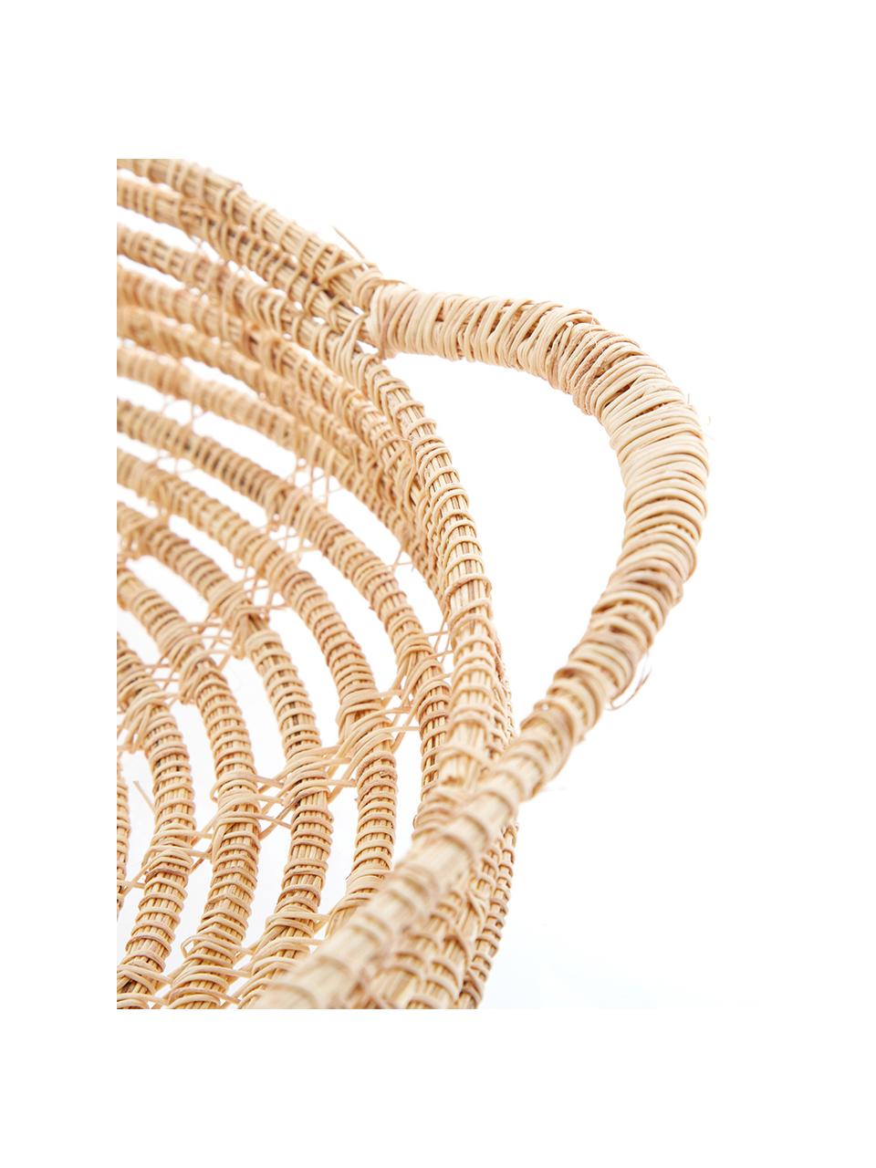 Kulatý tác z palmového vlákna Emila, Ø 30 cm, Béžová