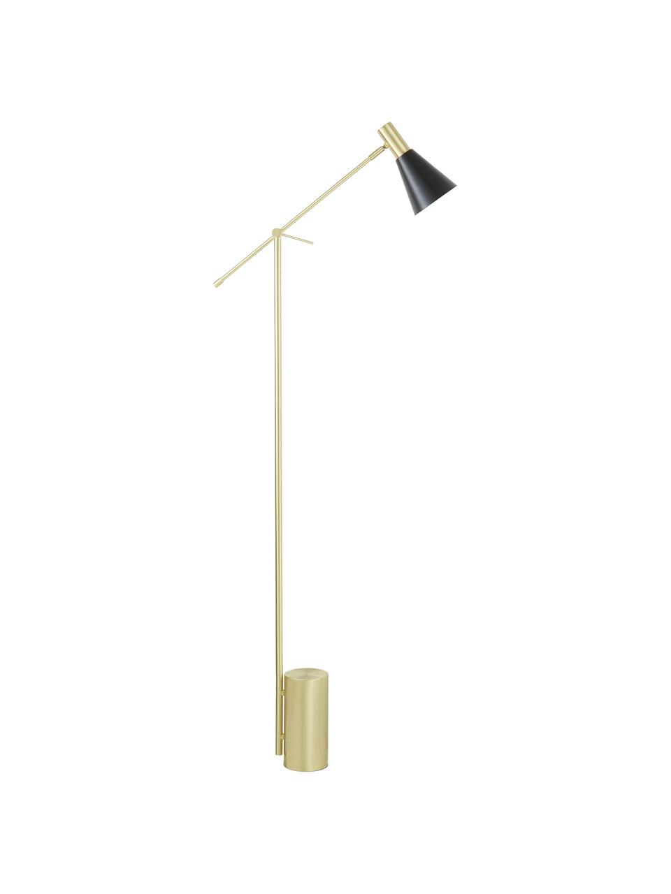 Stojací lampa v retro stylu Sia, Černá