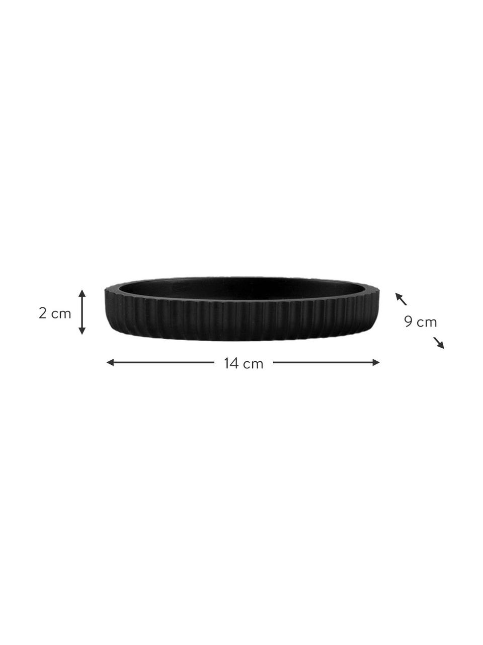 Mýdlenka Helio, Umělá hmota, Černá, Š 14 cm, V 2 cm