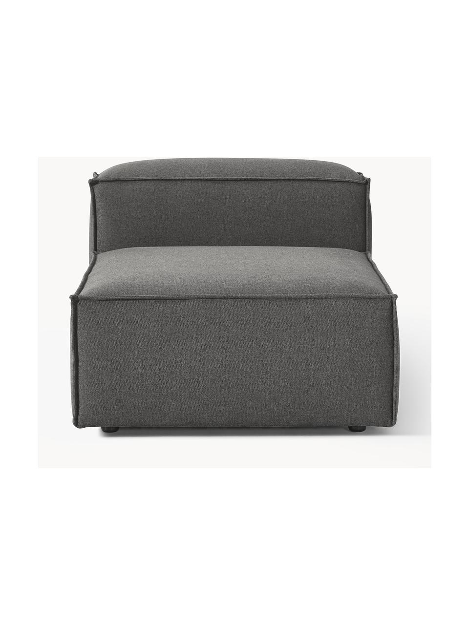 Módulo central sofá Lennon, Tapizado: 100% poliéster Alta resis, Estructura: madera contrachapada de p, Patas: plástico Este producto es, Tejido gris antracita, An 89 x F 119 cm