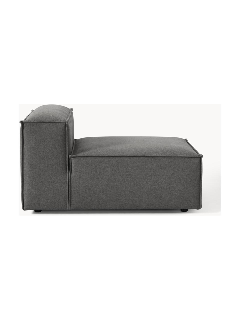 Módulo central sofá Lennon, Tapizado: 100% poliéster Alta resis, Estructura: madera contrachapada de p, Patas: plástico Este producto es, Tejido gris antracita, An 89 x F 119 cm