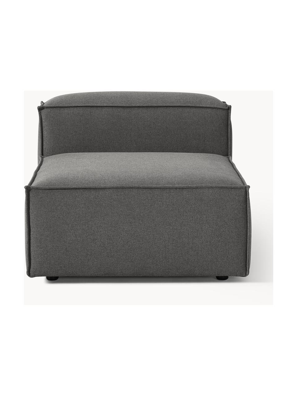 Módulo central sofá Lennon, Tapizado: 100% poliéster Alta resis, Estructura: madera contrachapada de p, Patas: plástico Este producto es, Tejido gris antracita, An 89 x F 119 cm