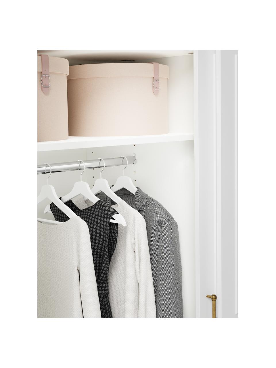 Modularer Schwebetürenschrank Charlotte, 200 cm Breite, mehrere Varianten, Korpus: Spanplatte, FSC-zertifizi, Weiß, Basic Interior, B 200 x H 200 cm