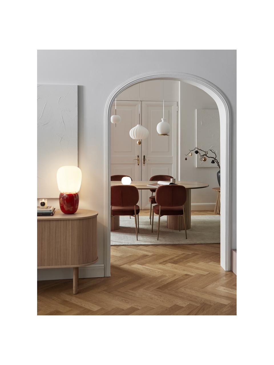 Stolička so zamatovým čalúnením Viggo, Zamatová hnedá, Š 51 x H 54 cm