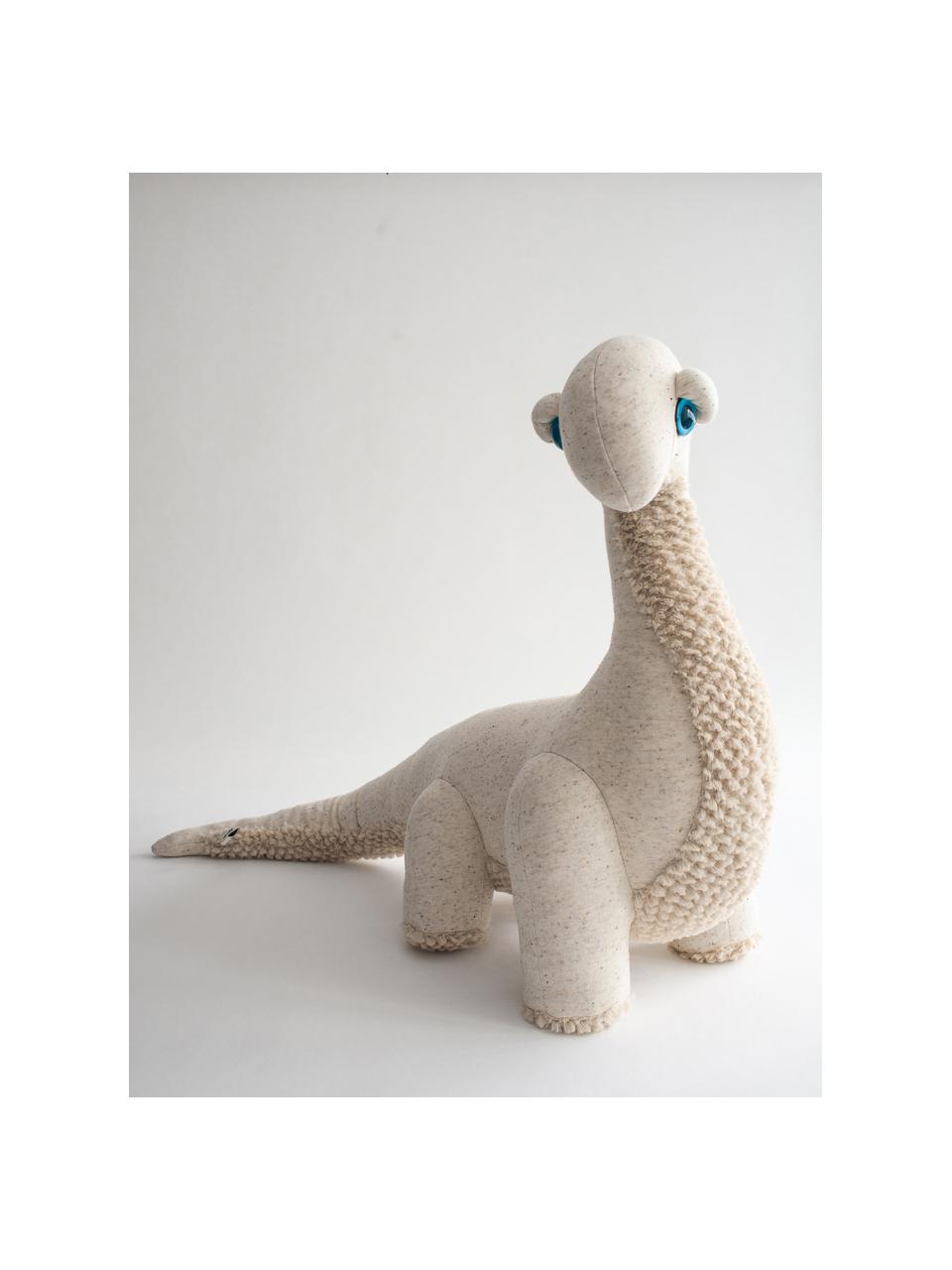 Cojín peluche artesanal Diplo, Tonos beige jaspeado, An 90 x Al 60 cm