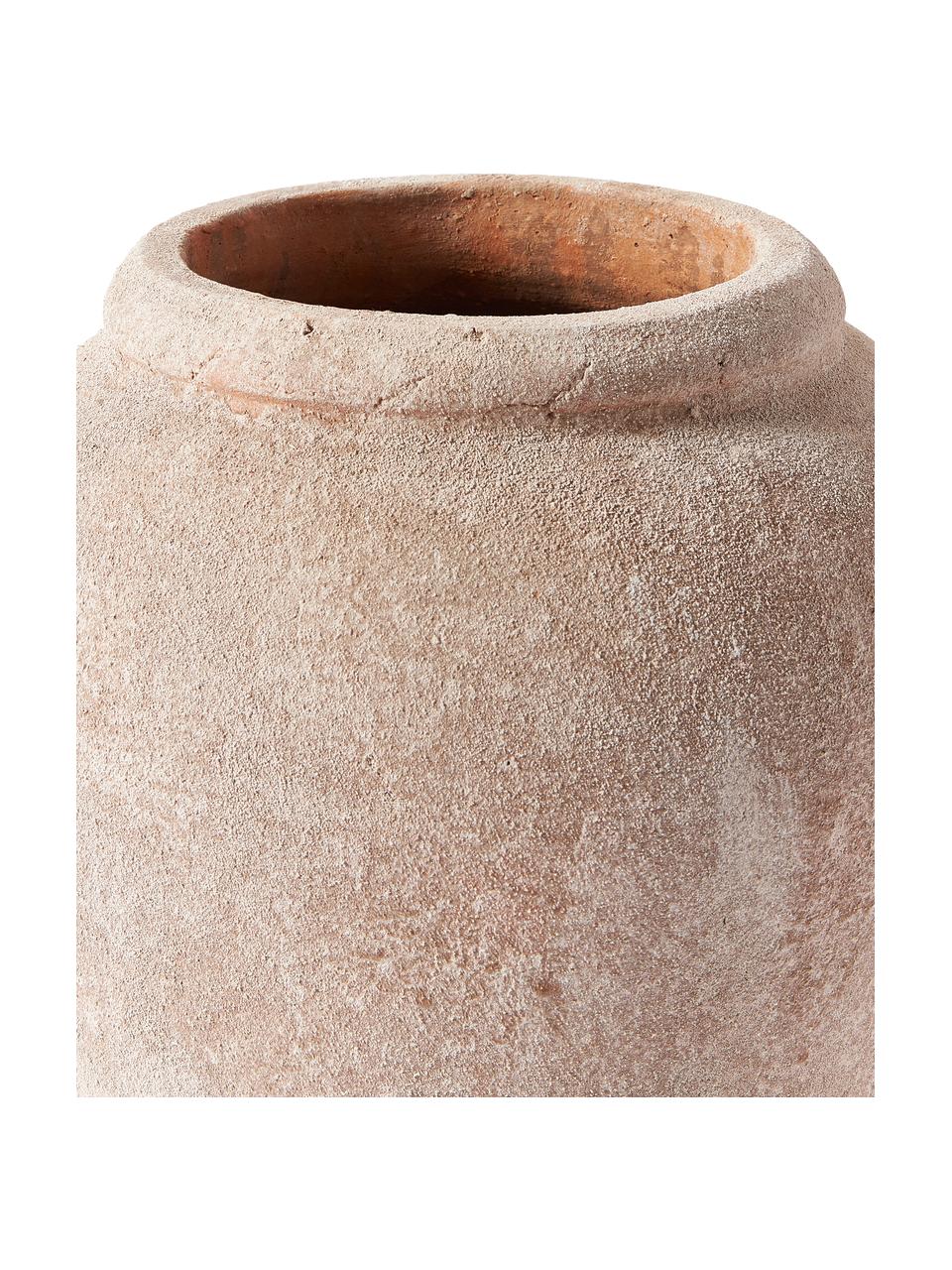Jarrón de suelo grande Leana, Terracota, Terracota, Ø 41 x Al 50 cm