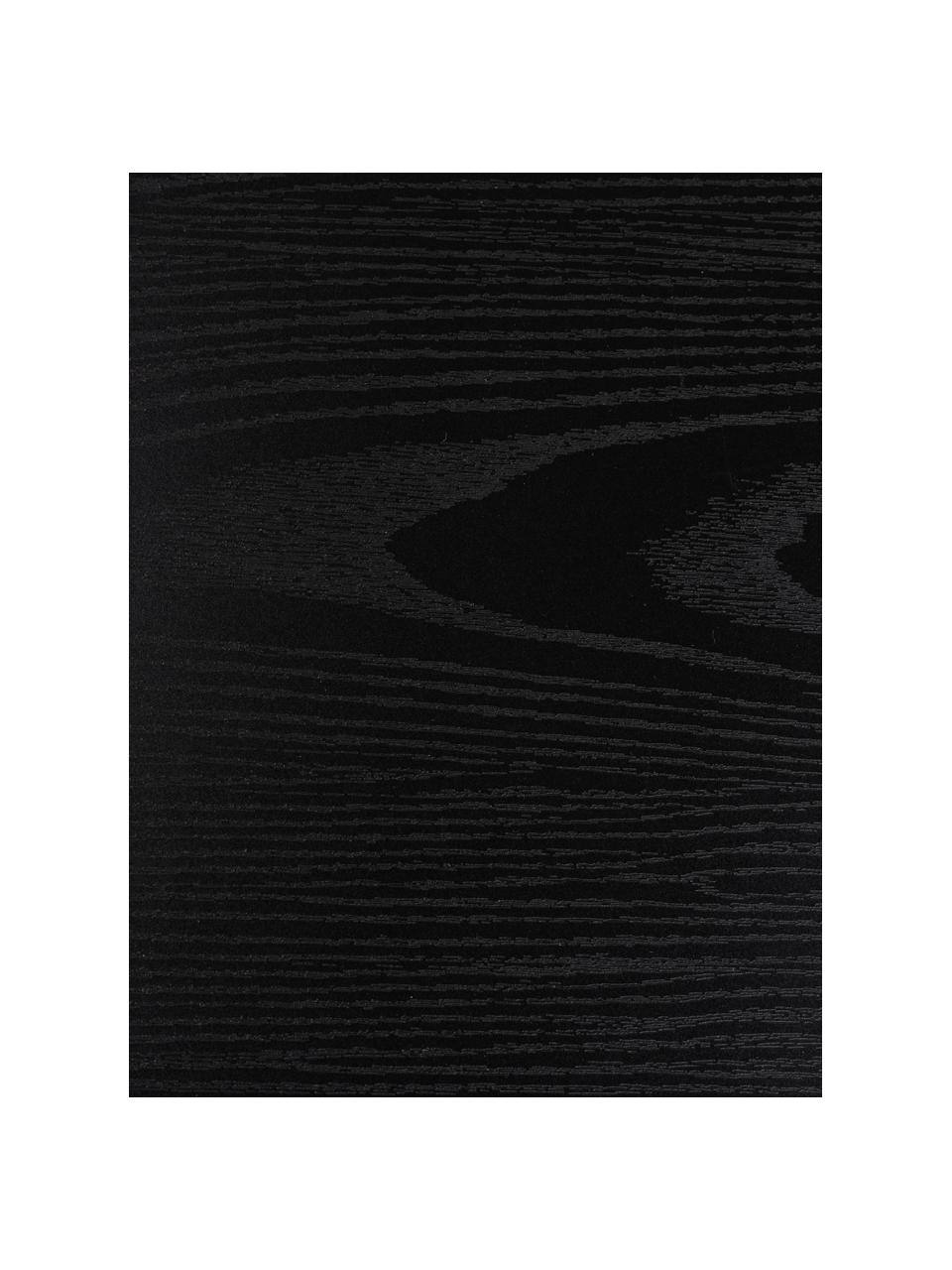 Perchero de metal Seaford, Estantes: tablero de fibras de dens, Estructura: metal con pintura en polv, Negro, An 77 x Al 165 cm