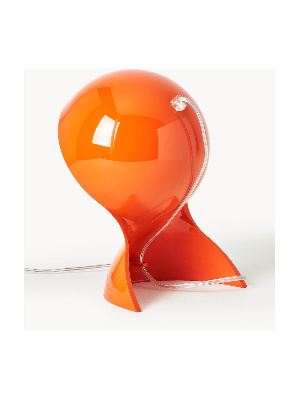 Kleine Tischlampe Dalù, Orange, Ø 18 x H 26 cm