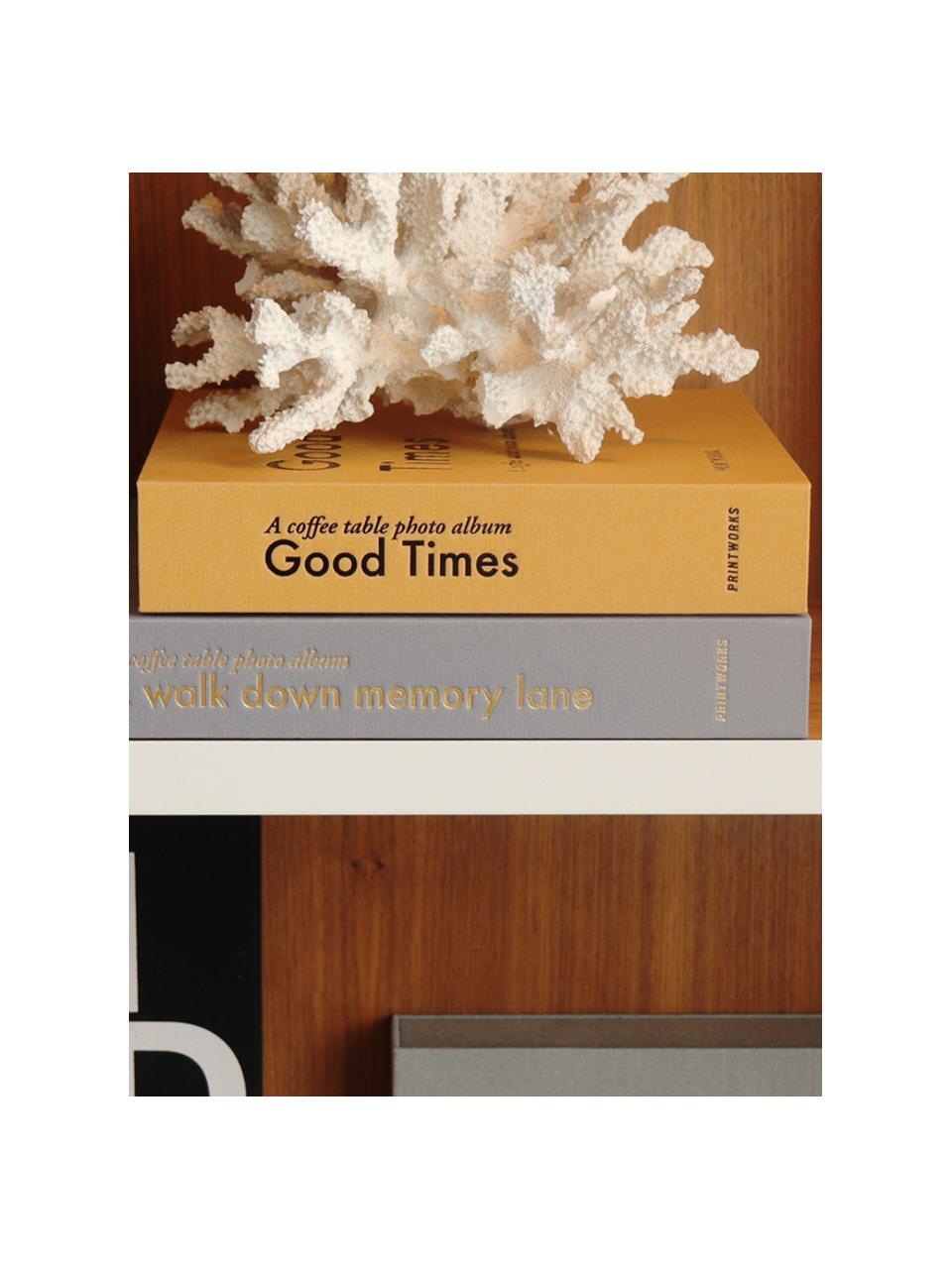 Fotoalbum Good Times, Gelb, Grau, Weiß, Schwarz, 25 x 25 cm