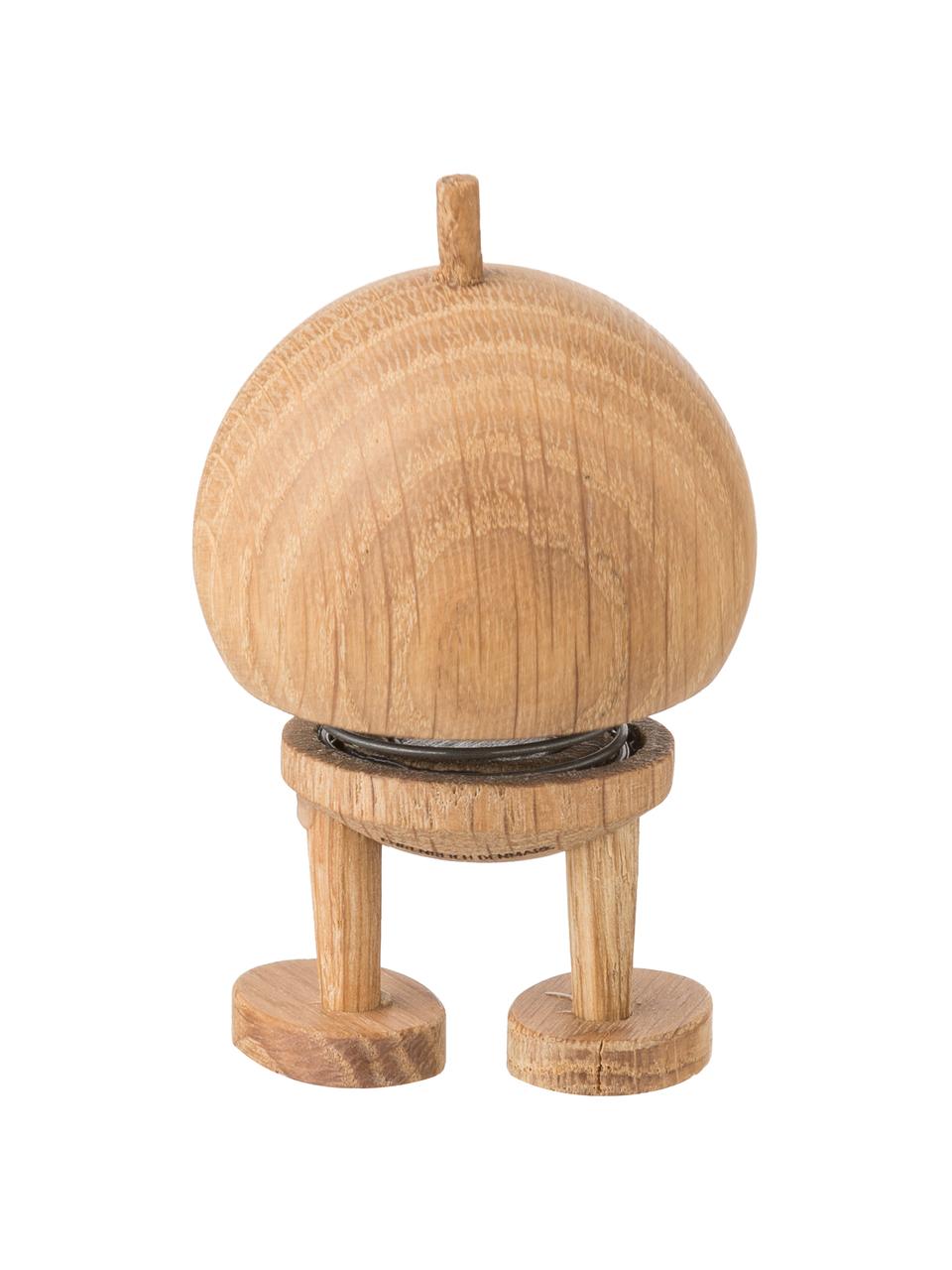 Decoratief object Baby Woody Bumble, Object: eikenhout, Bruin, Ø 5 x H 7 cm