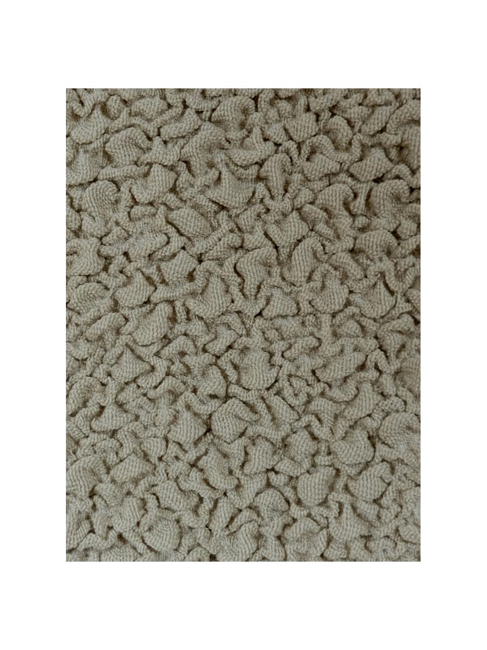 Copertura poltrona Roc, 55% poliestere, 35% cotone, 10% elastomero, Beige, Larg. 130 x Alt. 120 cm