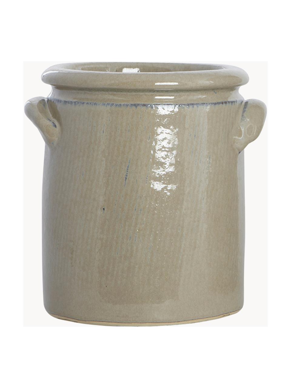Maceta Pottery, 15 cm, Arcilla blanca, Beige claro, Ø 13 x Al 15 cm