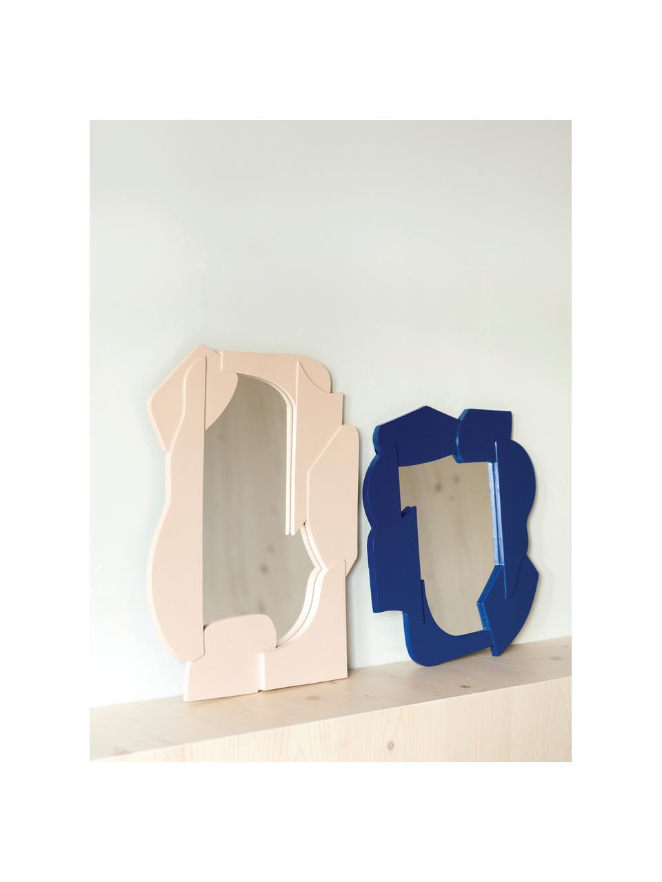 Nástěnné zrcadlo Slice, Meruňková, Š 35 cm, V 44 cm