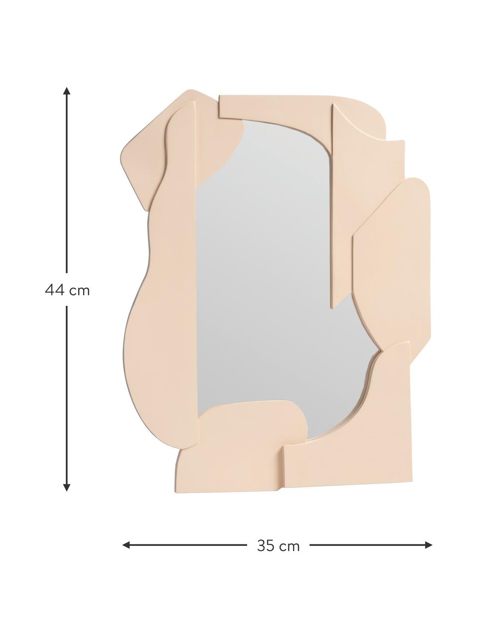 Nástenné zrkadlo Slice, Marhuľová, Š 35 x V 44 cm