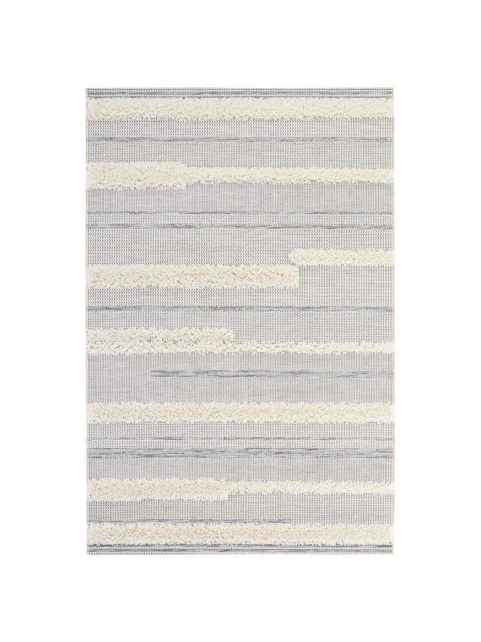 Tapis intérieur extérieur gris crème Ifrane, Crème, gris