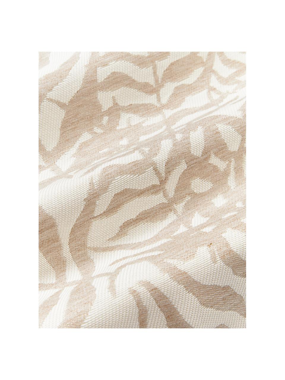 Housse de coussin d'extérieur 40x40  imprimé jacquard Ortun, 100 % polyacrylique, teint dans la masse

Le matériau est certifié STANDARD 100 OEKO-TEX®, 4854CIT, CITEVE, Tons beiges, larg. 40 x long. 40 cm