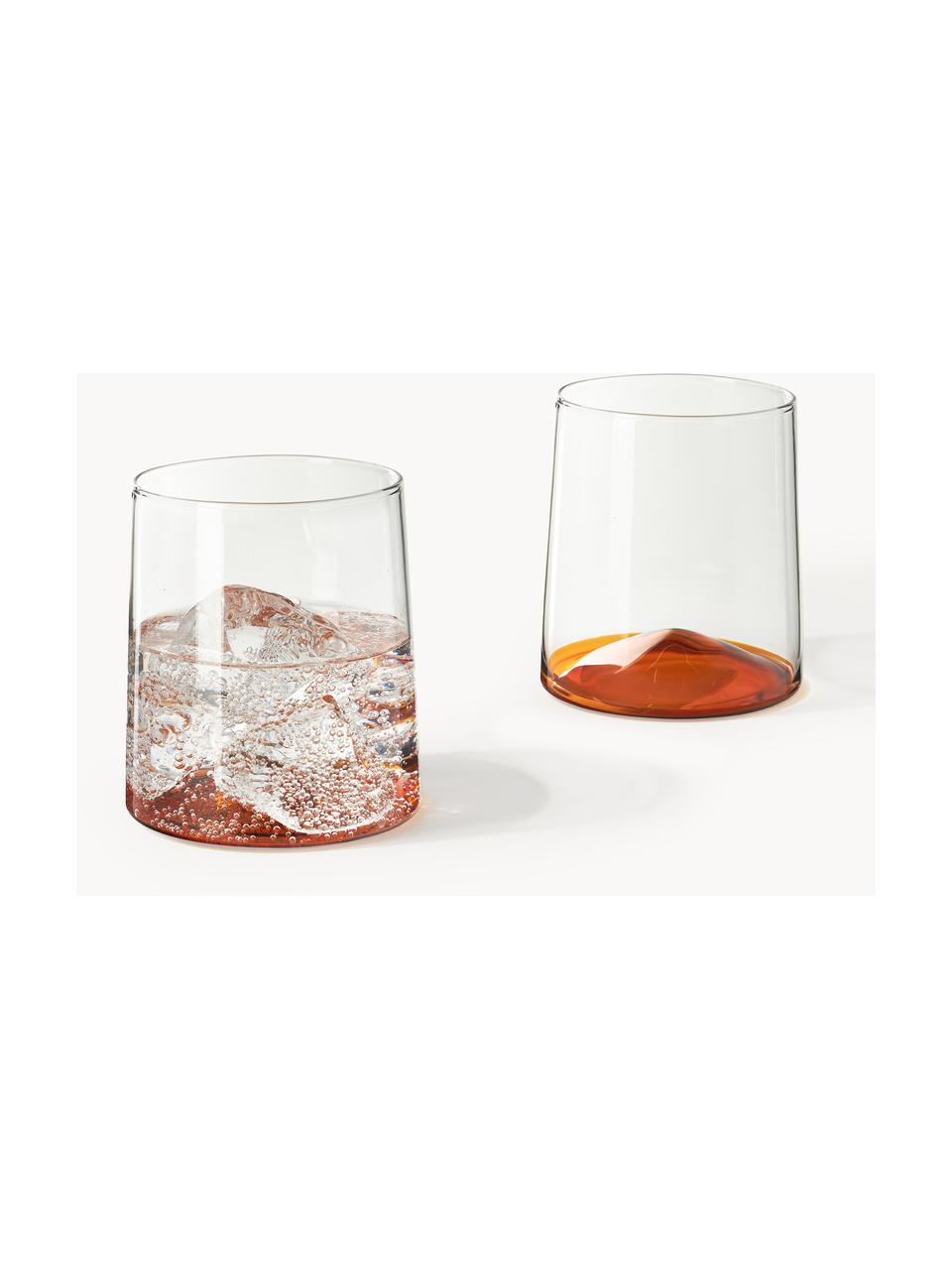 Bicchieri per acqua in vetro soffiato Hadley 4 pz, Vetro borosilicato soffiato

Scopri la versatilità delle stoviglie in vetro borosilicato per la tua casa! 
Il vetro borosilicato è un materiale di alta qualità, affidabile e robusto. È caratterizzato da un'eccezionale resistenza al calore e può quindi sopportare temperature estreme. È quindi particolarmente adatto per le bevande calde. Rispetto al vetro tradizionale, il vetro borosilicato è più resistente alla rottura e alle incrinature grazie alla sua composizione e struttura., Trasparente, arancione, Ø 9 x Alt. 10 cm, 400 ml
