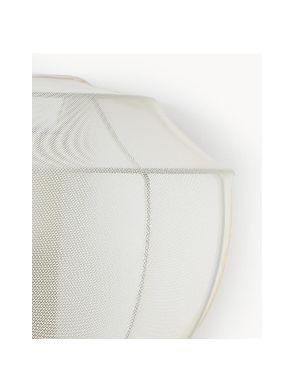 Kinkiet z siateczki Beau, Stelaż: metal malowany proszkowo, Jasny beżowy, S 30 x W 22 cm