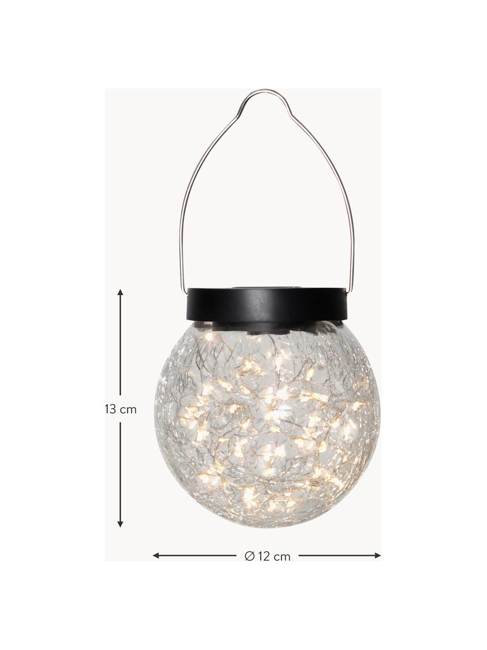 Lampe d'extérieur à suspendre LED Glory, Transparent, Ø 12 x haut. 13 cm