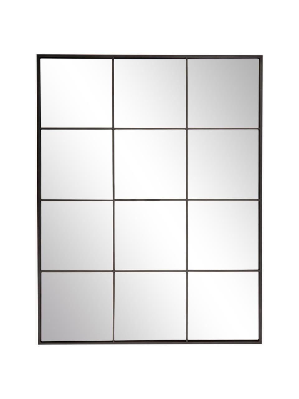 Nástěnné zrcadlo Clarita, Černá, Š 70 cm, V 90 cm
