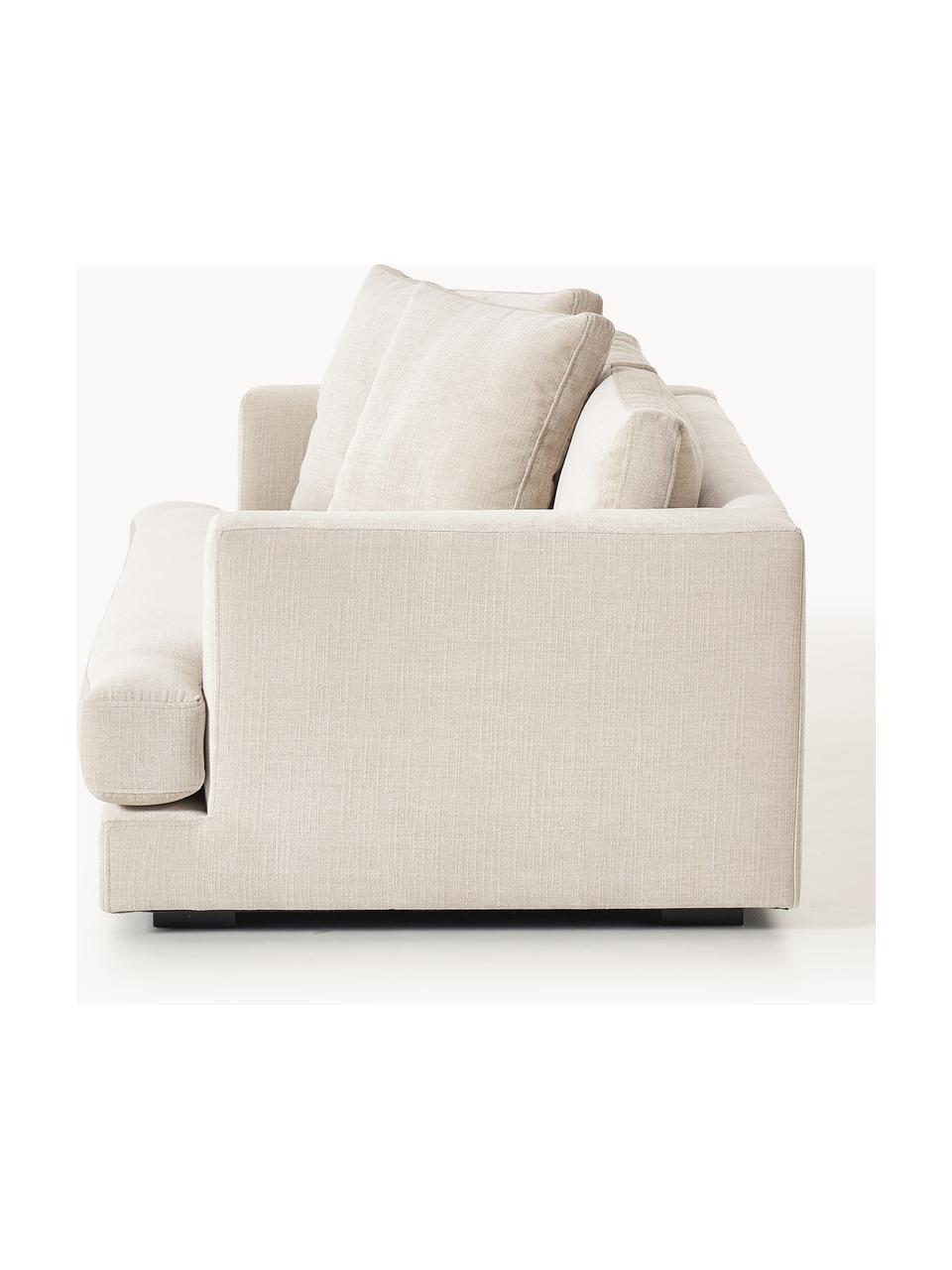 Sofa Tribeca (2-Sitzer), Bezug: 100 % Polyester Der strap, Gestell: Buchenholz, Kiefernholz, , Füße: Kiefernholz Dieses Produk, Webstoff Hellbeige, B 185 x T 104 cm