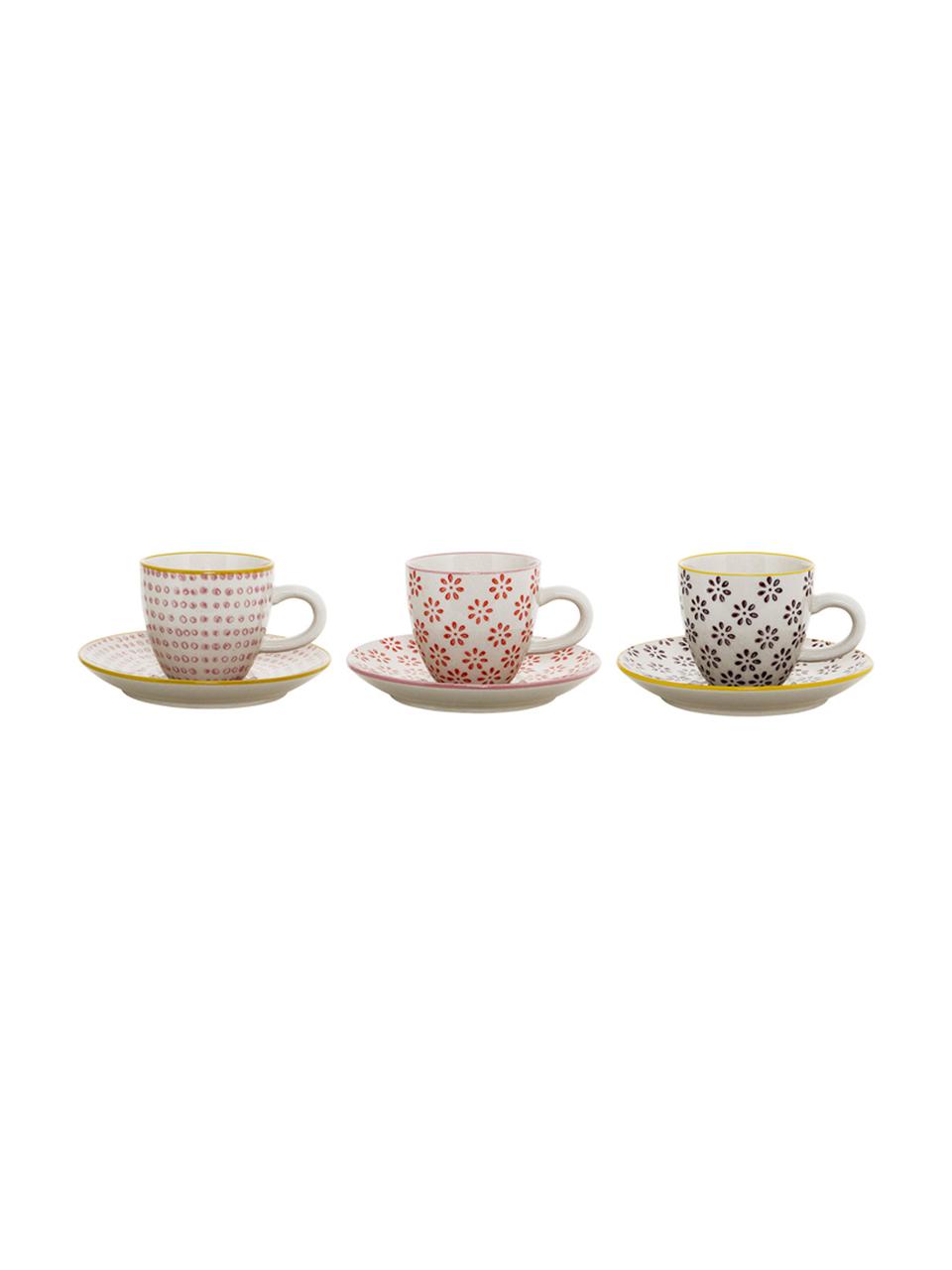 Begraafplaats leiderschap over Espresso kopjes met schoteltjes Susie met klein patroon, 3 stuks | WestwingNow Begraafplaats leiderschap over Espresso kopjes met schoteltjes Susie met klein patroon, 3 stuks | WestwingNow