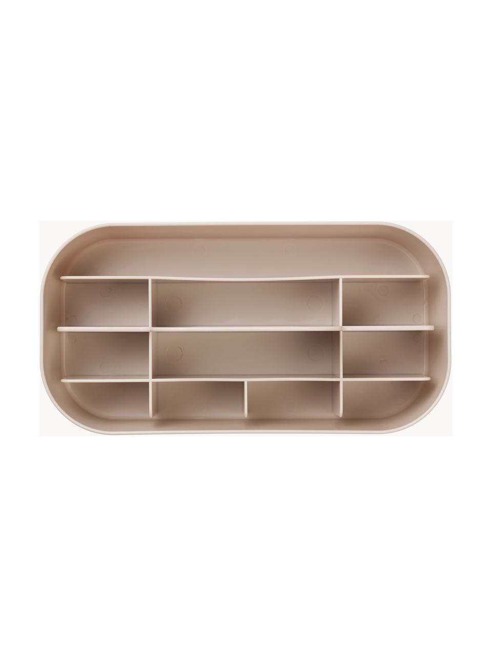 Organizer Hope, 60 % recycelter ABS-Kunststoff, 40 % ABS-Kunststoff, Hellbeige, B 33 x H 15 cm